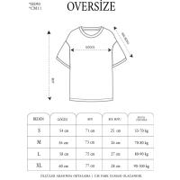 Tişört Tasarla Parçali İki İplik Oversize