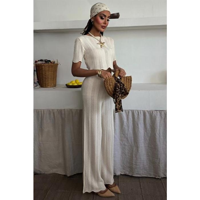 Triko Bluz Pantolon İkili Takım 10084-025