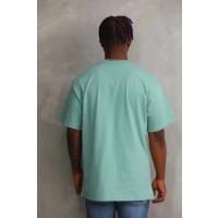 Unisex Baskılı Oversize T-Shirt - Mint Yeşili