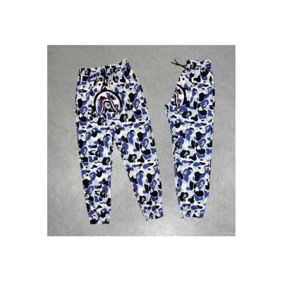 Unisex Pubg Bape X Shark Eşofman Altı - Gri