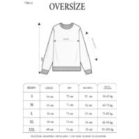 Unisex Üç İplik Parçalı Yakalı SweatShirt - Yeşil