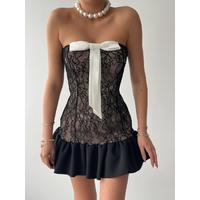 Vencover Straplez Elbise