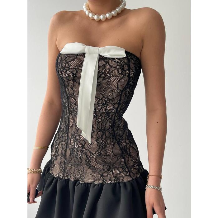 Vencover Straplez Elbise