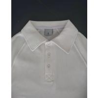 Yakalı Patlı Kısa Kol T-shirt - Beyaz